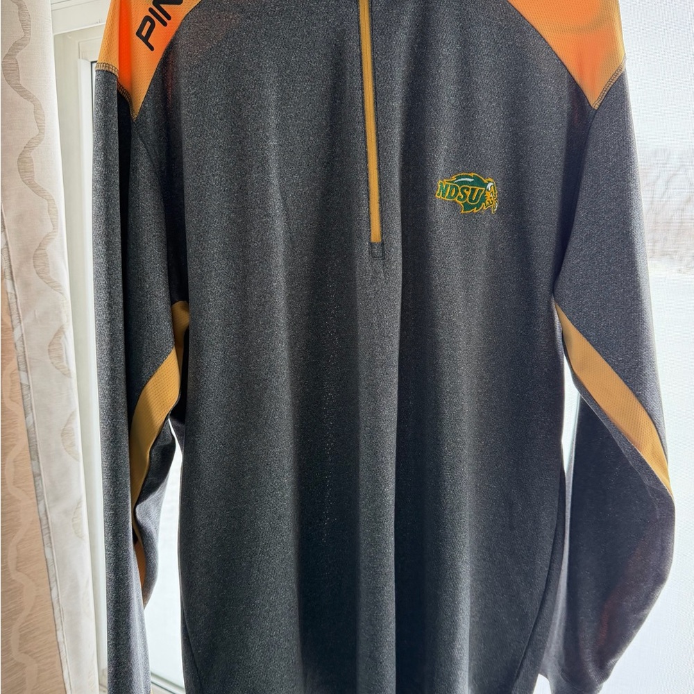 Ping Men's Dark Gray and yellow Performance Jacket